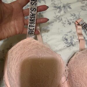 Victoria’s Secret Bling Bra’s and Matching Panties